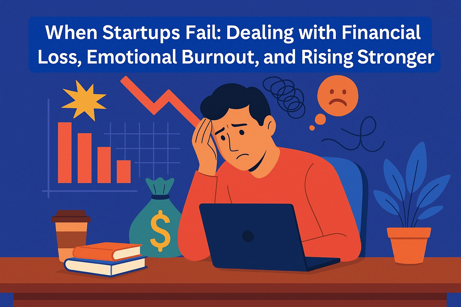 When Startups Fail: Dealing with Financial Loss, Emotional Burnout, and Rising Stronger